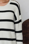 Hazel Blues® |  Striped Drop Shoulder Sweater