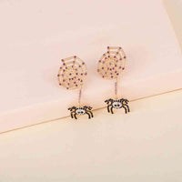 Hazel Blues® |  Spider Rhinestone Alloy Earrings