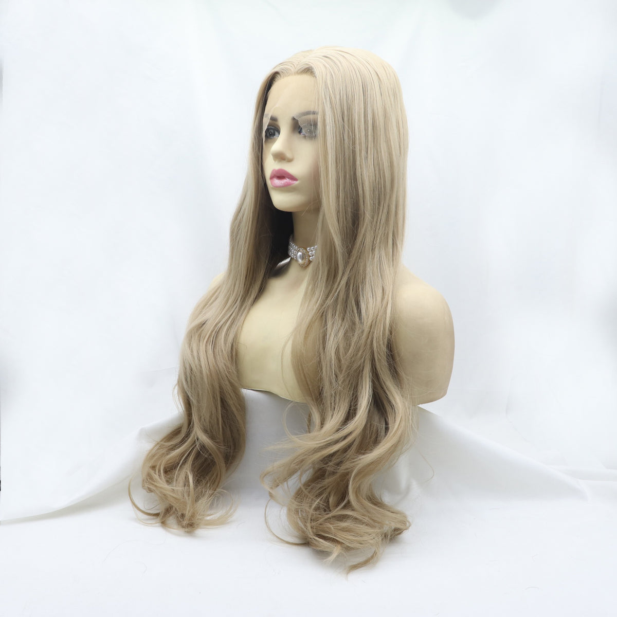 Hazel Blues® |  13*3" Lace Front Wigs Synthetic Long Wavy 24" 130% Density