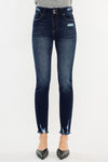 Hazel Blues® |  Kancan Cat's Whiskers Raw Hem High Waist Jeans