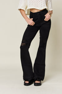 Hazel Blues® |  Judy Blue High Waist Distressed Flare Jeans