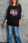 Hazel Blues® |  HAPPY NEW YEAR Round Neck Sweatshirt