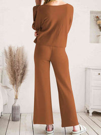 Hazel Blues® |  Long Sleeve Lounge Top and Drawstring Pants Set