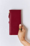 Hazel Blues® |  David Jones Texture PU Leather Wallet