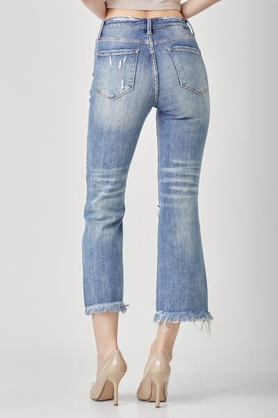 SALT TREE Risen Jeans - High Rise Relaxed Straight Jeans - RDP5459,  Darkblue, 27 : : Clothing, Shoes & Accessories