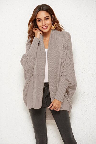 Hazel Blues® |  Open Front Batwing Sleeve Cardigan