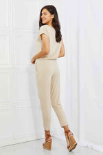 Hazel Blues® |  Culture Code Comfy Days Boat Neck Jumpsuit
