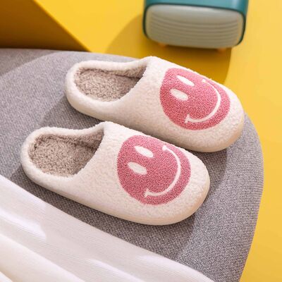 Hazel Blues® |  Melody Smiley Face Slippers