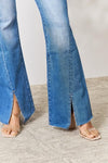 Hazel Blues® |  BAYEAS Slit Flare Jeans