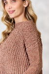 Hazel Blues® |  BiBi Tassel Trim Long Sleeve Sweater