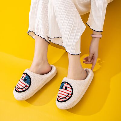 Hazel Blues® |  Melody Smiley Face Slippers