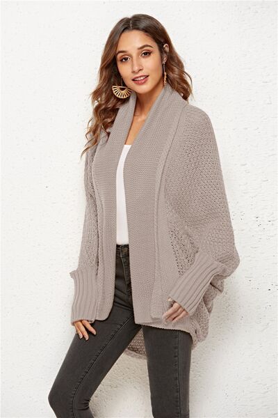 Hazel Blues® |  Open Front Batwing Sleeve Cardigan