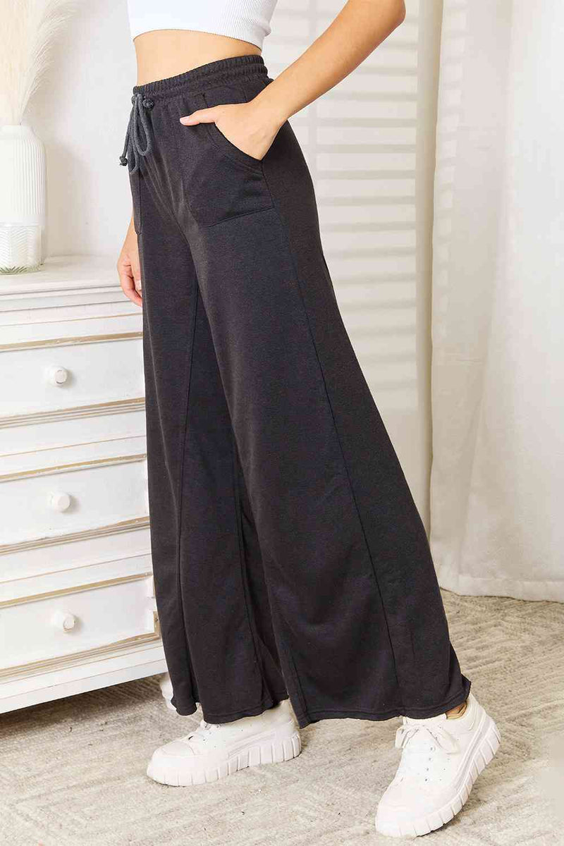 Hazel Blues® |  Basic Bae Wide Leg Pocketed Pants