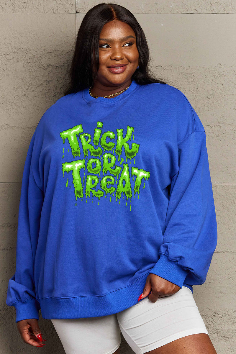Hazel Blues® |  TRICK OR TREAT Graphic Sweatshirt