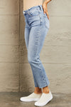 Hazel Blues® |  BAYEAS Mid Rise Cropped Slim Jeans