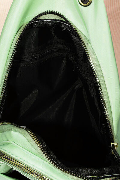 Hazel Blues® |  Fame Multi-Layer Zipper Crossbody Bag