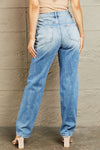 Hazel Blues® |  BAYEAS High Waisted Straight Jeans