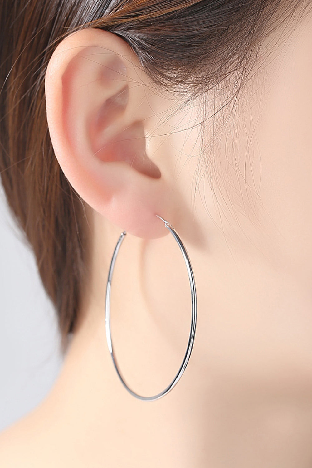 Hazel Blues® |  925 Sterling Silver Hoop Earrings