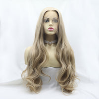 Hazel Blues® |  13*3" Lace Front Wigs Synthetic Long Wavy 24" 130% Density