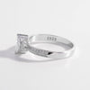 Hazel Blues® |  925 Sterling Silver Inlaid Zircon Ring