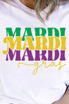 Hazel Blues® | MARDI GRAS Round Neck T-Shirt