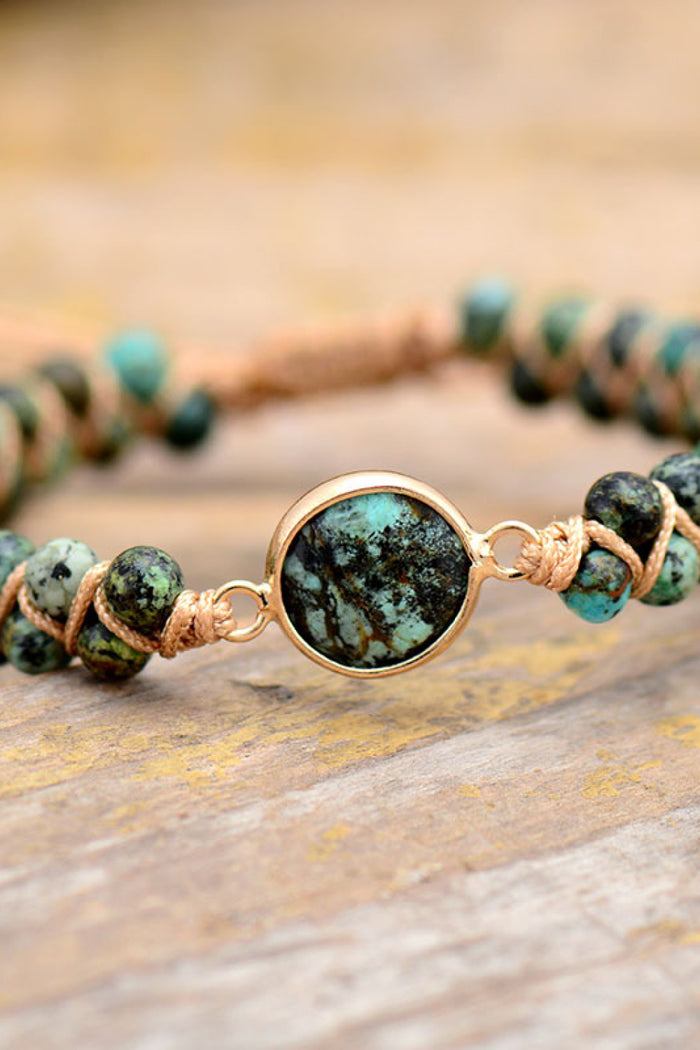 Hazel Blues® |  Handmade Beaded Copper Bracelet