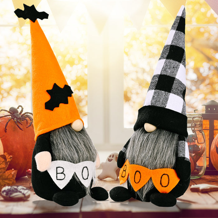 Hazel Blues® |  BOO Pointed Hat Faceless Gnome