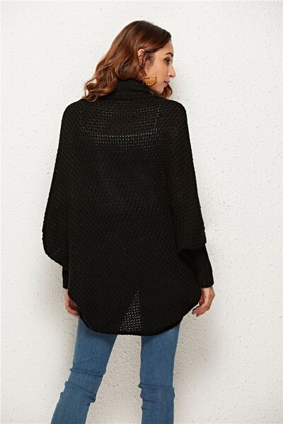 Hazel Blues® |  Open Front Batwing Sleeve Cardigan