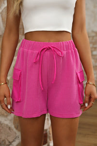 Hazel Blues® |  Drawstring High Waist Shorts