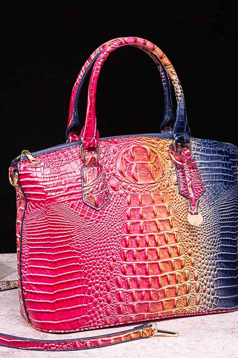 Hazel Blues® |  Gradient PU Leather Handbag