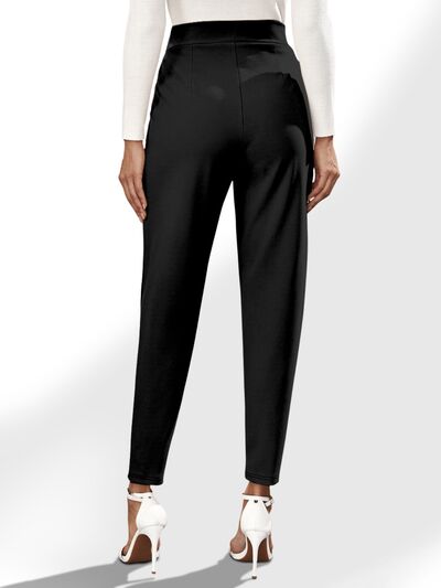 Hazel Blues® |  High Waist Straight Pants with Pockets