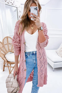 Hazel Blues® |  V-Neck Long Sleeve Cardigan