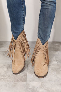 Hazel Blues® |  Legend Women's Fringe Cowboy Western Ankle Boots