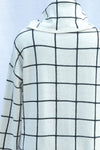 Hazel Blues® |  Plaid Turtleneck Drop Shoulder Sweater