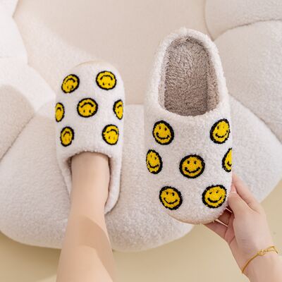 Hazel Blues® |  Melody Smiley Face Slippers