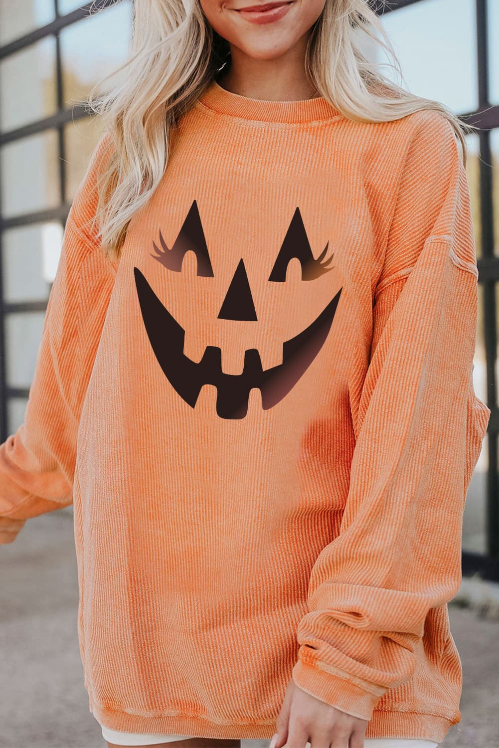 Hazel Blues® | Jack-O'-Lantern Graphic Sweatshirt