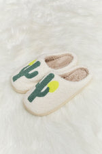 Hazel Blues® |  Melody Cactus Plush Slide Slippers