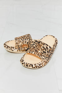 Hazel Blues® |  MMShoes Arms Around Me Open Toe Slide in Leopard