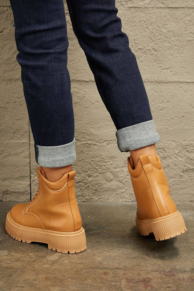 Hazel Blues® |  East Lion Corp Platform Combat Boots