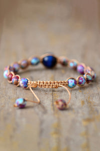 Hazel Blues® |  Imperial Jasper & Natural Stone Beaded Bracelet