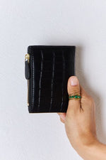 Hazel Blues® |  David Jones Texture PU Leather Mini Wallet