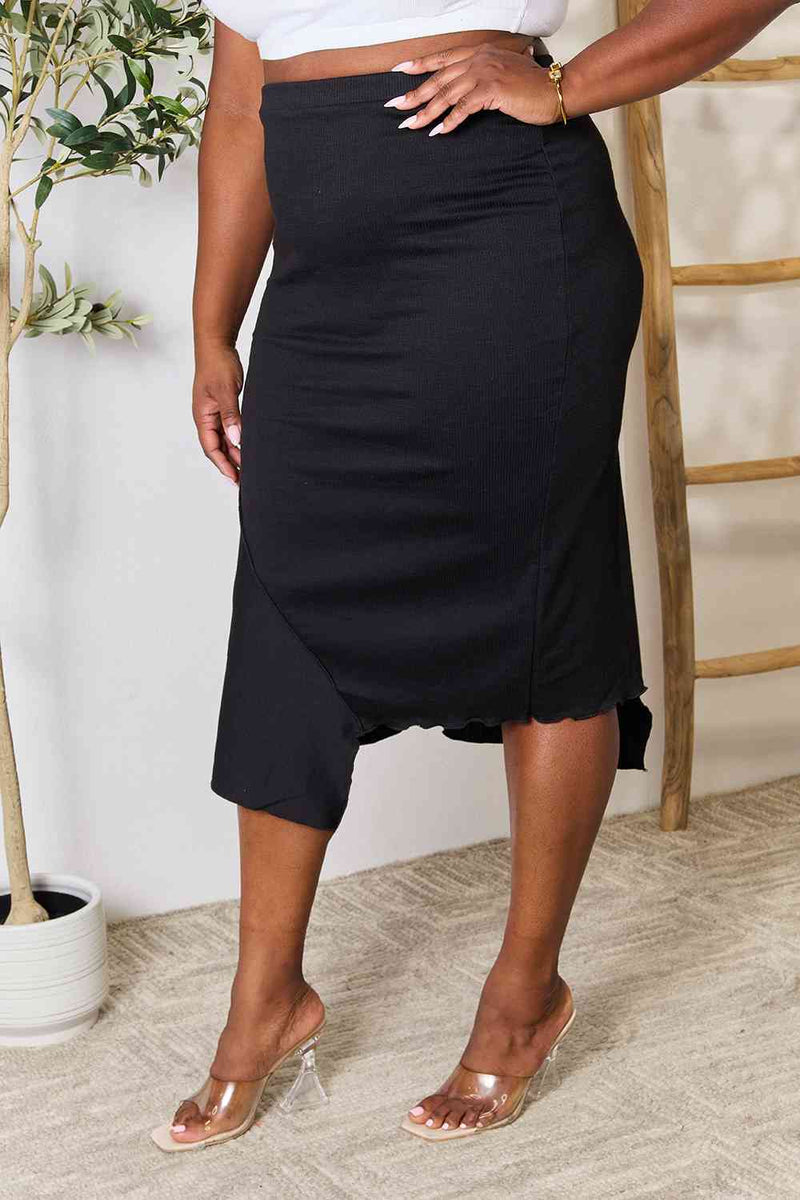 Hazel Blues® |  Culture Code High Waist Midi Skirt