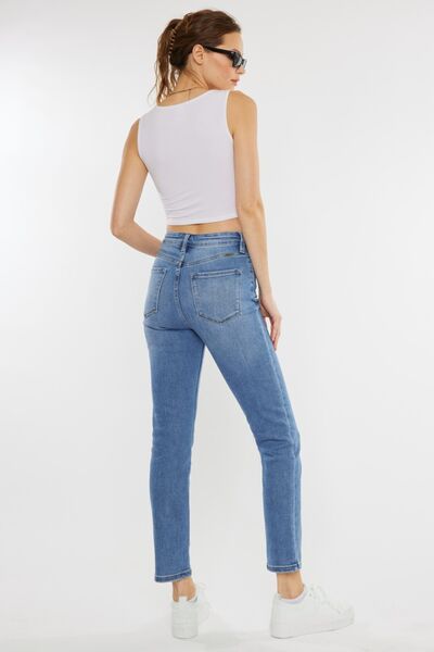 Hazel Blues® |  Kancan Cat's Whiskers High Waist Jeans