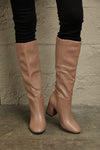 Hazel Blues® |  East Lion Corp Block Heel Knee High Boots