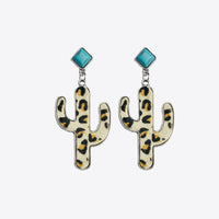 Hazel Blues® |  Turquoise Cactus Earrings