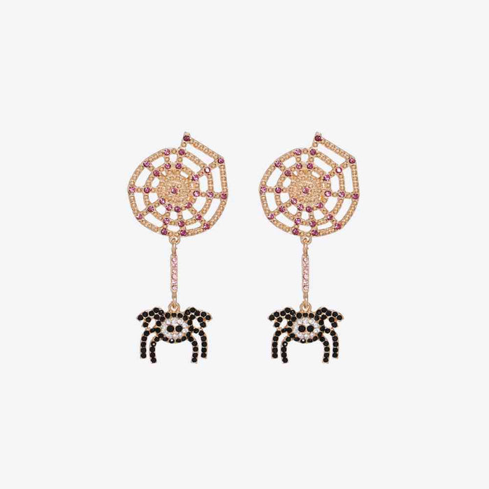 Hazel Blues® |  Spider Rhinestone Alloy Earrings