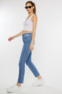 Hazel Blues® |  Kancan Cat's Whiskers High Waist Jeans