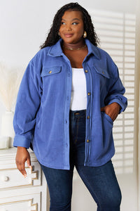 Hazel Blues® |  Heimish Cozy Girl Button Down Shacket