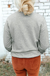 Hazel Blues® |  Round Neck Dropped Shoulder Sweatshirt