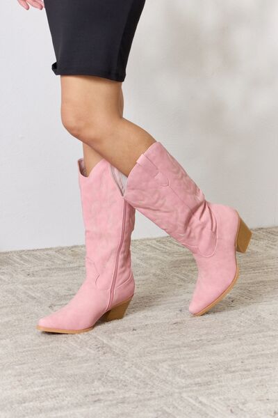 Hazel Blues® |  Forever Link Knee High Cowboy Boots